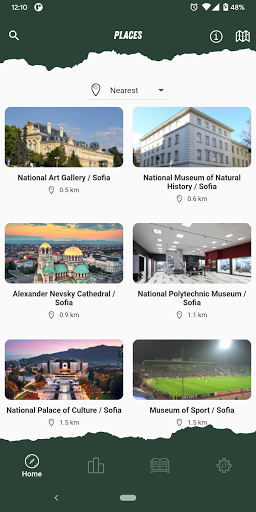 Android application 100 Places Bulgaria screenshort