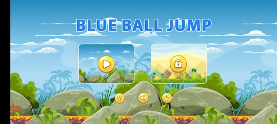Blue Ball Jumping
