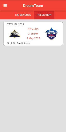 DreamTeam Screen 2