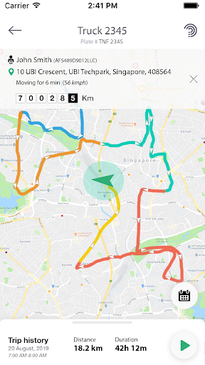 Fleet Board GPS Screen 3