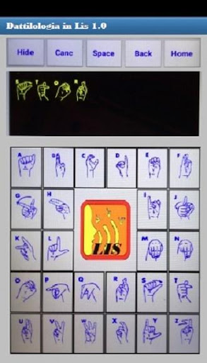 Dattilologia in LIS Screen 3