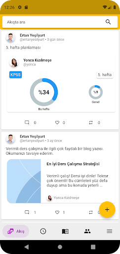 Android application Eduzzi: Türkiye'nin Eğitim Ağı screenshort
