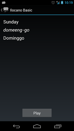 Ilocano Basic Phrases Screen 3