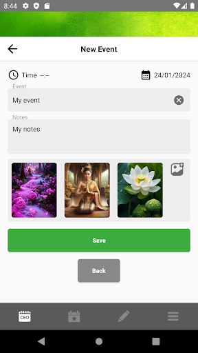 CEO Calendar Screen 3