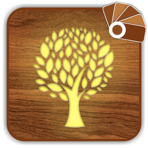 Wood for Xperia™ Theme logo