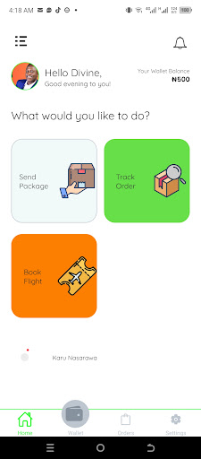 Android application Slik Logistics screenshort