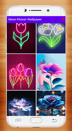 Neon Flower Wallpaperのおすすめ画像3