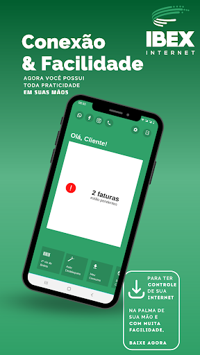 Android application IBEX INTERNET screenshort