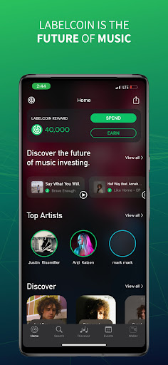 Labelcoin Screen 2
