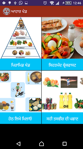 NIN Nutrition ਪੋਸ਼ਣ ਖੇਡ Punjab Screen 2