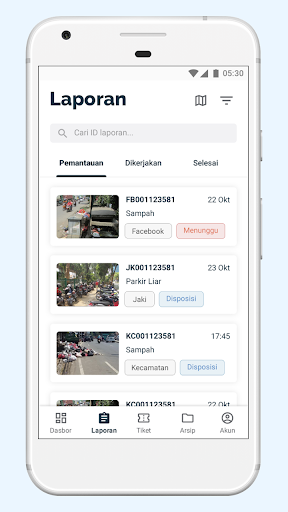 CRMv2 - Perangkat Daerah Pempr Screen 2