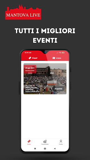 Android application Mantova Live screenshort