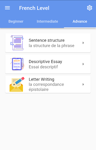 Frenchify-French Learning App Screen 2