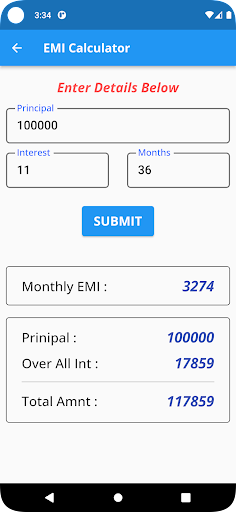 Banker Tools: EMI, Deposits Screen 2