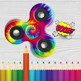 Coloring Spinner Fidget icon
