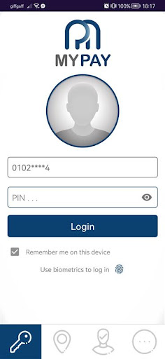 Android application MyPay screenshort