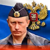Putin on Russian Flag icon