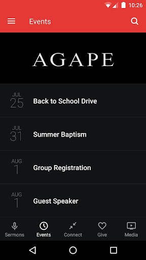AV Agape Church Screen 2