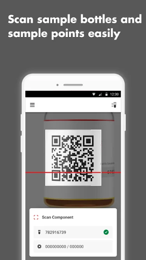 Android application Oil Sample Analysis screenshort