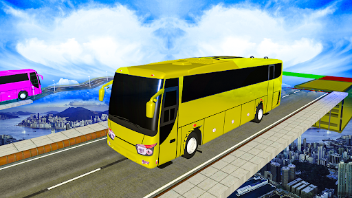 Android application Mega Ramp Bus Driving 3D screenshort