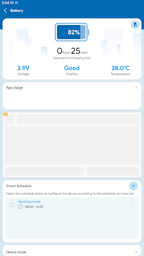 Battery Manager Screen 3
