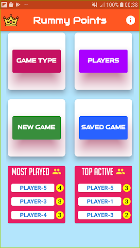 Android application Rummy Points screenshort