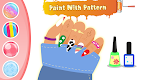 screenshot of Glitter Nail Coloring Game