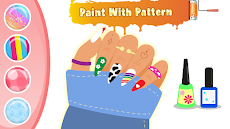 Glitter Nail Coloring Gameのおすすめ画像3