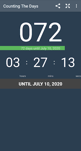 Counting The Days Screen 2