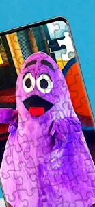Grimace Monster Puzzle Jigsaw