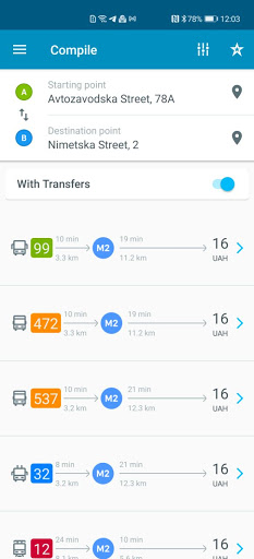EasyWay public transport 4.1.5 Screenshots 6
