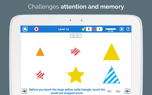 Screenshot of Advanced Comprehension Therapy