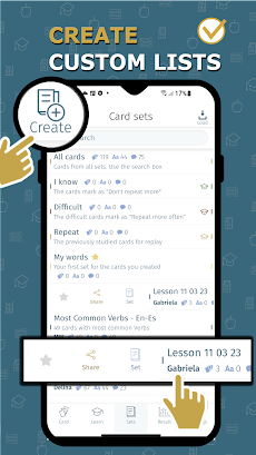 Flashcards app 単語を学ぶためのカードメーカーのおすすめ画像3