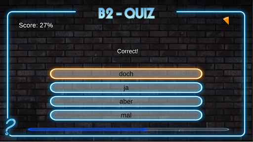 Android application German Quiz screenshort