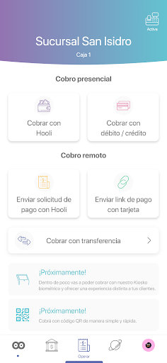Android application Hooli POS screenshort