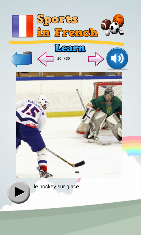 Learn Sports in Frenchのおすすめ画像2