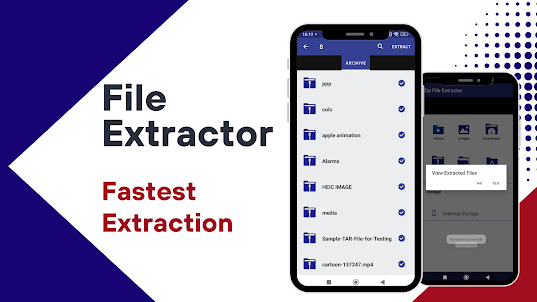 Zip file extractor for android