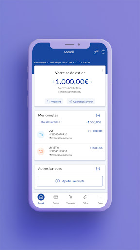 Screenshot of La Banque Postale
