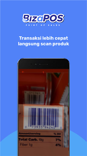 Android application BizaPOS screenshort