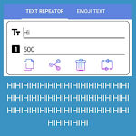 Cover Image of Скачать Emoji :Text Repeater and emoji effects convert 11.3.5 APK
