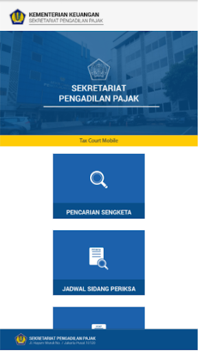 Android application Tax Court Mobile screenshort