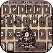 Ouija Board Keyboard Background
