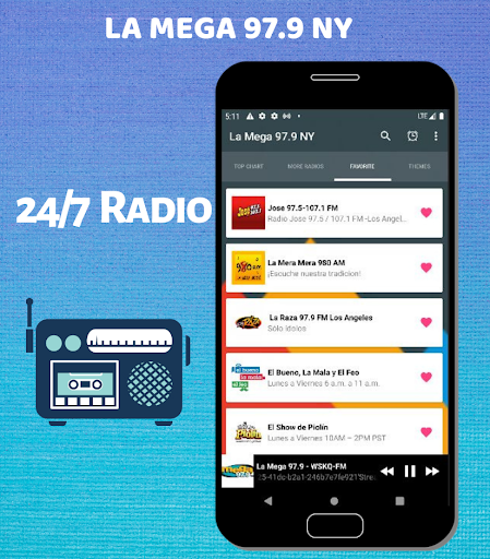 La Mega 97.9 NY Radio Online Screen 3