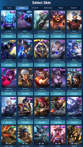 Skin Config Legend Mobile Screenshot 2 - AppWisp.com
