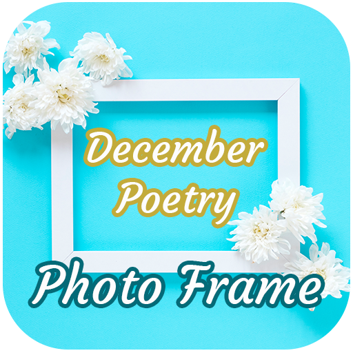 December poetry photo frame logo