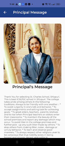 St. Charles School Shivpuri MP Screen 3