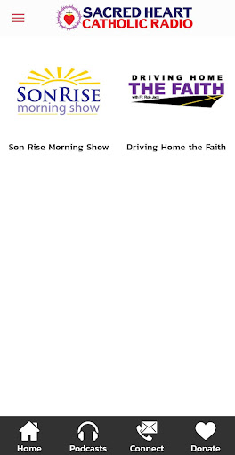 Sacred Heart Radio Screen 3