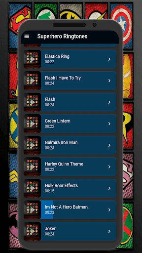 Superhero ringtones Screen 3