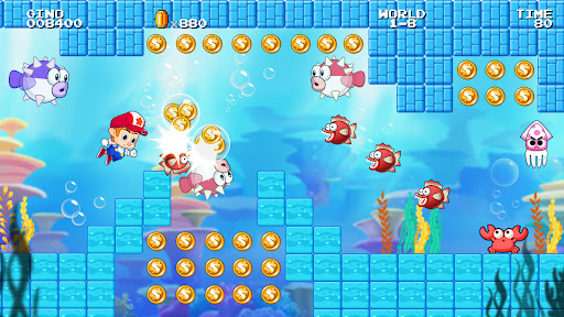 Super Gino Bros - Jump & Run Screen 2