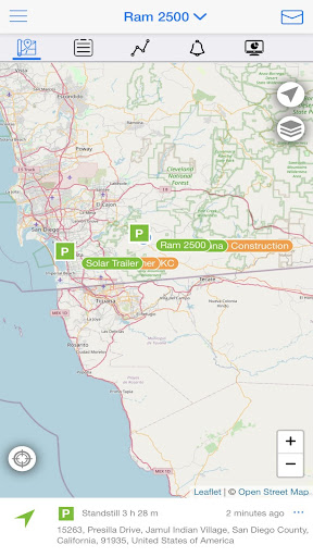 GPSit tracking Screen 2